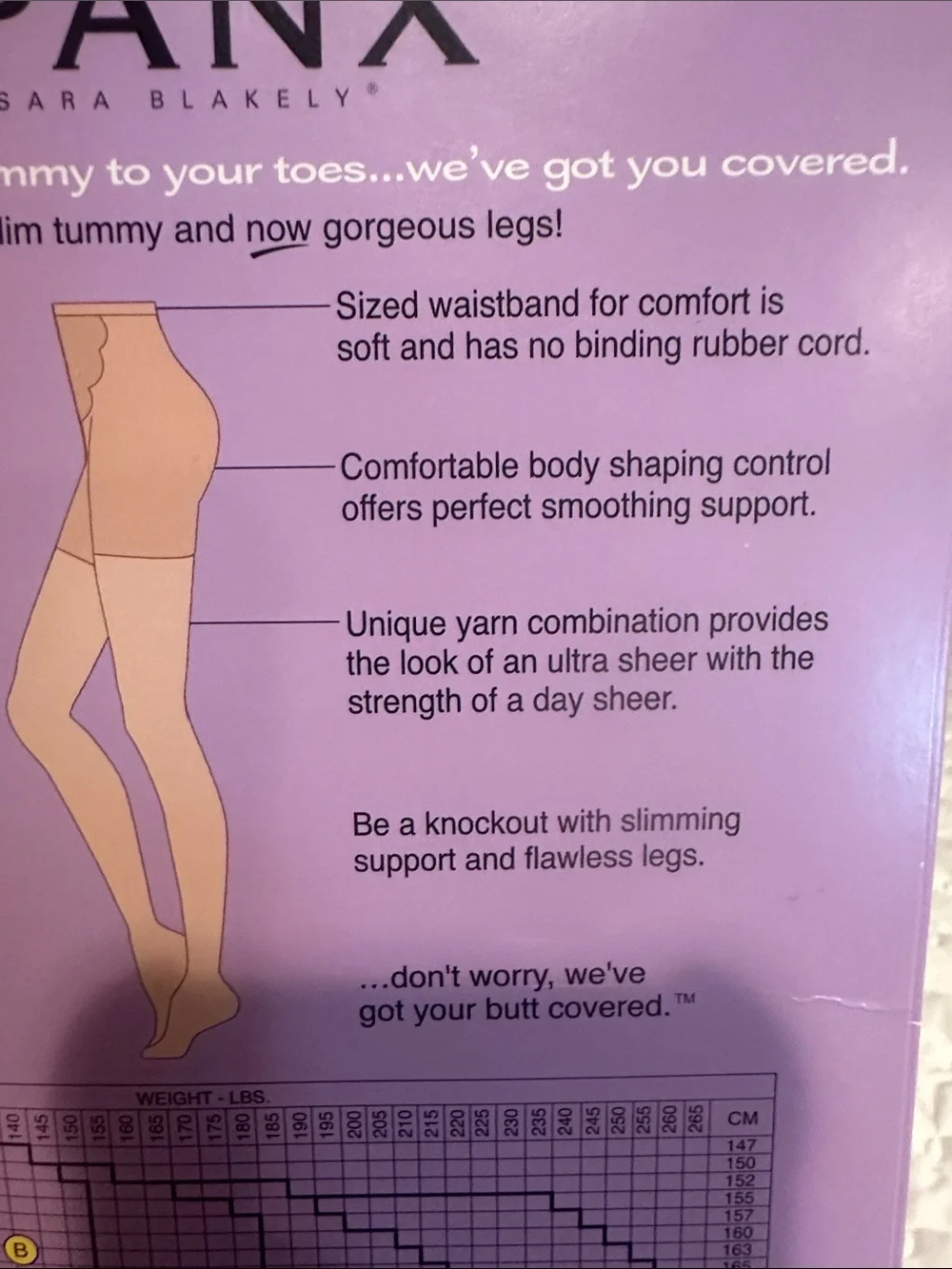 SPANX Tummy to Toes Full Length Hose - Black (All The Way)